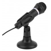 POWERTECH μικρόφωνο PT-859, με βάση, δυναμικό, 3.5mm, μαύρο POWERTECH μικρόφωνο PT-859, με βάση, δυναμικό, 3.5mm, μαύρο