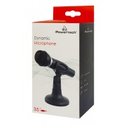 POWERTECH μικρόφωνο PT-859, με βάση, δυναμικό, 3.5mm, μαύρο POWERTECH μικρόφωνο PT-859, με βάση, δυναμικό, 3.5mm, μαύρο