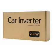 POWERTECH inverter αυτοκινήτου PTL-023, 200W, 12V DC σε 220V AC, με USB-C/3x USB