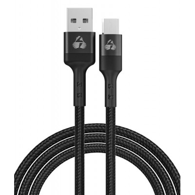 POWERTECH καλώδιο micro USB σε USB PTR-0170, 12W 2.4A, copper, 1.5m, μαύρο