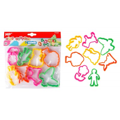 MP σετ καλούπια πλαστελίνης PY057, garden, 3+ ετών, 8τμχ