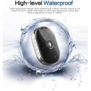 Mini GPS Eντοπισμού Θέσης Q60, 400mAh, Αδιάβροχο, Black
