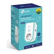 TP-LINK WiFi range extender RE365, με AC passthrough, AC1200, Ver. 1.0