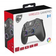 ROAR ασύρματο gamepad RR-0023, Switch/PS4/PC/iOS/Android, Bluetooth, μαύρο