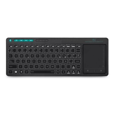 RIITEK ασύρματο πληκτρολόγιο Mini K18+ με touchpad, RGB backlit, 2.4GHz
