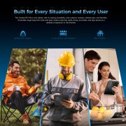 OUKITEL tablet RT3 Plus, 8", 4/128GB, 4G, 11000mAh, IP68/IP69K, μαύρο