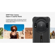 ULEFONE smartphone RugKing με ηχείο 3.5W, 5.99", 8/256GB, 9600mAh, IP68/IP69K, μαύρο