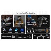 ULEFONE smartphone RugKing με ηχείο 3.5W, 5.99", 8/256GB, 9600mAh, IP68/IP69K, μαύρο