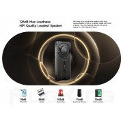 ULEFONE smartphone RugKing με ηχείο 3.5W, 5.99", 8/256GB, 9600mAh, IP68/IP69K, μαύρο