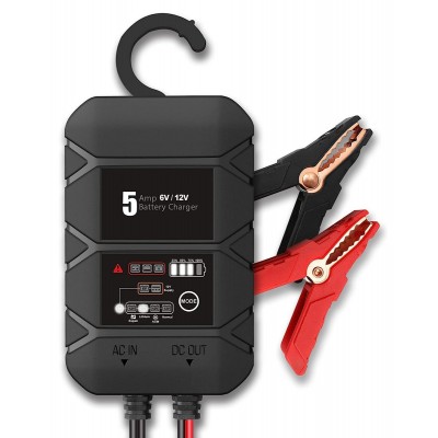 BYGD φορτιστής & συντηρητής μπαταρίας αυτοκινήτου S5000, 6V/2A 12V/5A