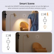 SONOFF smart αντάπτορας ρεύματος S60TPF, μονός, 4000W, WiFi, λευκός