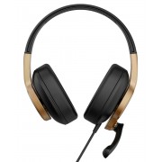 SADES gaming headset UPOWER, 3.5mm σύνδεση, 40mm, μαύρο/χρυσό
