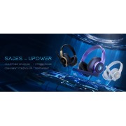 SADES gaming headset UPOWER, 3.5mm σύνδεση, 40mm, γκρι