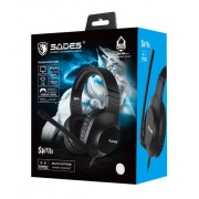 SADES Gaming Headset Spirits SA-721, multiplatform, 3.5mm, μαύρα
