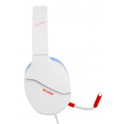SADES gaming headset SPOWER, 3.5mm σύνδεση, 40mm, multi-platform, λευκό