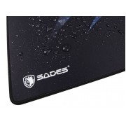 SADES Gaming Mouse Pad Hailstorm, rubber base, 450 x 400mm