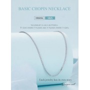 BAMOER αλυσίδα λαιμού Charm SCA019, 45cm, ασήμι 925, ασημί