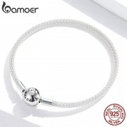 BAMOER βραχιόλι Charm snake chain SCB105-17, ασήμι 925, ασημί