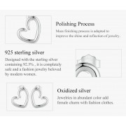 BAMOER σκουλαρίκια καρφωτά SCE1769, ασήμι 925, ασημί BAMOER σκουλαρίκια καρφωτά SCE1769, ασήμι 925, ασημί