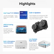 BEELINK mini PC SEi13 Pro, Intel i9-13900HK, 32GB, 1TB M.2, Windows 11 Pro