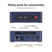 BEELINK mini PC SER3, AMD 3200U, 16GB, 500GB M.2, Windows 11 Pro