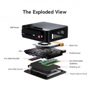 BEELINK mini PC SER5, AMD 5500U, 16GB, 500GB M.2, Windows 11 Pro