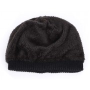 Πλεκτός σκούφος beanie SHO-0004, unisex, μαύρος