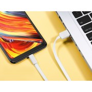 USAMS καλώδιο USB σε Lightning US-SJ199, 2A, 1.2m, λευκό
