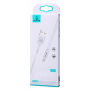 USAMS καλώδιο USB σε Lightning US-SJ199, 2A, 1.2m, λευκό