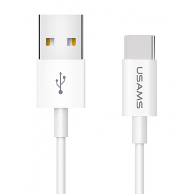 USAMS καλώδιο USB-C σε USB US-SJ285, 2A, 1m, λευκό