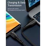 USAMS καλώδιο USB-C σε USB US-SJ372, 10W, 1m, μαύρο