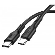 USAMS καλώδιο USB Type-C U43, 5A 100W, PD, 1.2m, μαύρο