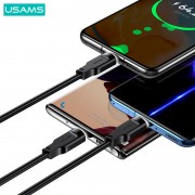 USAMS καλώδιο USB-C σε USB-C US-SJ567, 100W PD, 1.2m, πράσινο