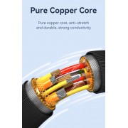 USAMS καλώδιο micro USB σε USB US-SJ690, 2A, 480Mbps, 1m, μαύρο