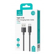 USAMS καλώδιο USB-C σε USB US-SJ708, 18W, 480Mbps, 1m, μαύρο