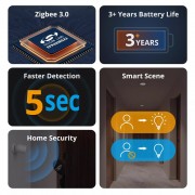 SONOFF smart ανιχνευτής κίνησης SNZB-03P, ZigBee, μπαταρίας, λευκός