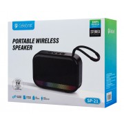 CELEBRAT φορητό ηχείο SP-21, 5W, Bluetooth, 1200mAh, μαύρο