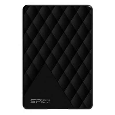 SILICON POWER εξωτερικός HDD 1TB Diamond D06, USB 3.2, μαύρος