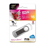 SILICON POWER USB Flash Drive Jewel 80, 16GB, USB 3.2, Titanium