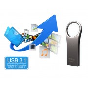 SILICON POWER USB Flash Drive Jewel 80, 32GB, USB 3.2, Titanium