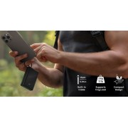 SILICON POWER power bank CP10 με καλώδιο USB-C, 2x θύρες εξόδου, 10000mAh, 20W, μαύρο