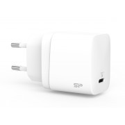 SILICON POWER φορτιστής τοίχου QM10 με καλώδιο, USB-C, 18W, MFi, λευκός