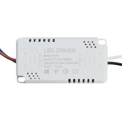 LED Driver SPHLL-DRIVER-013, 40-60W, 1.7x3.6x7cm