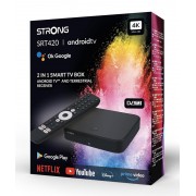 STRONG TV Box SRT420 με ψηφιακό δέκτη DVB-T2, Google/Netflix πιστοποίηση, 4K, WiFi, Android 11