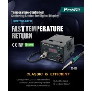 PROSKIT σταθμός συγκόλλησης SS-207B με κολλητήρι, 60W, 200~480 °C
