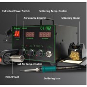 PROSKIT σταθμός συγκόλλησης SS-989B, κολλητήρι/air gun, 700W, 200-480 °C
