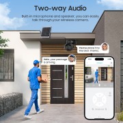 SECTEC smart ηλιακή κάμερα ST-515C-3M-5W-BK, 3MP, WiFi, SD, PTZ, IP65
