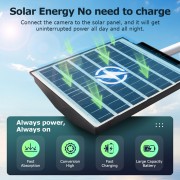 SECTEC smart ηλιακή κάμερα ST-LC598-EU με προβολέα, dual lens, 3MP, 4G, SD, PTZ, IP66