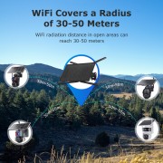 SECTEC ηλιακό router ST-SR08-EU, 4G LTE, 150Mbps, 20100mAh, IP66