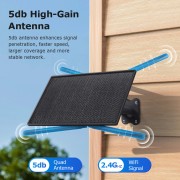 SECTEC ηλιακό router ST-SR08-EU-PNL με 2x πάνελ, 4G LTE, 150Mbps, 20100mAh, IP66